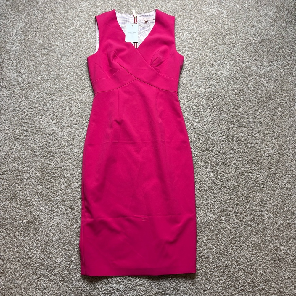 Ted Baker Wrap Detail Midi Dress